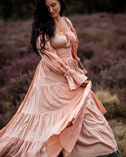 Vaiana Lange Jurk Powder