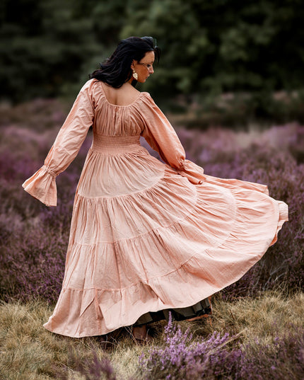 Vaiana Lange Jurk Powder