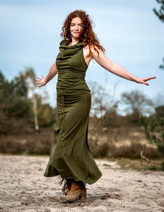 Luna Top Hoodie Green