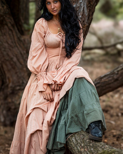 Vaiana Lange Jurk Powder