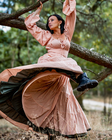 Vaiana Lange Jurk Powder