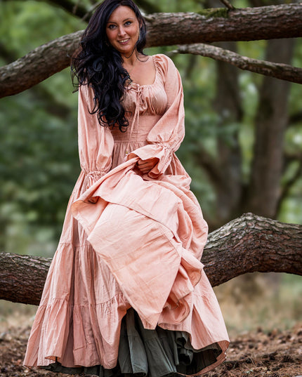 Vaiana Lange Jurk Powder