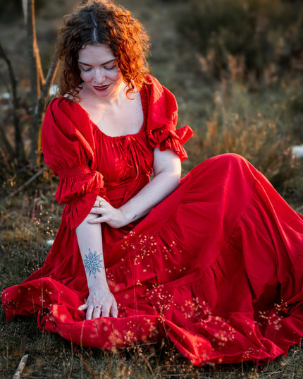 Vaiana Zomerjurk Knalrood