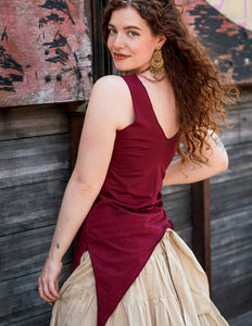 Best Top Ever Maroon Red