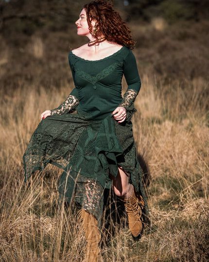 Morgana Boho Jurk Groen