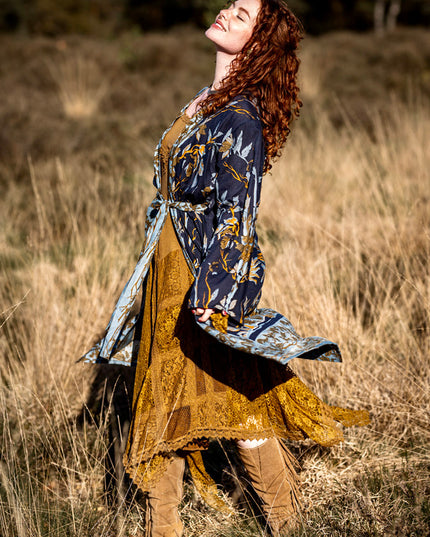 Morgana Boho Jurk Licht/ Medium bruin