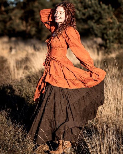 Midi Vaiana Dress Warm Oranje