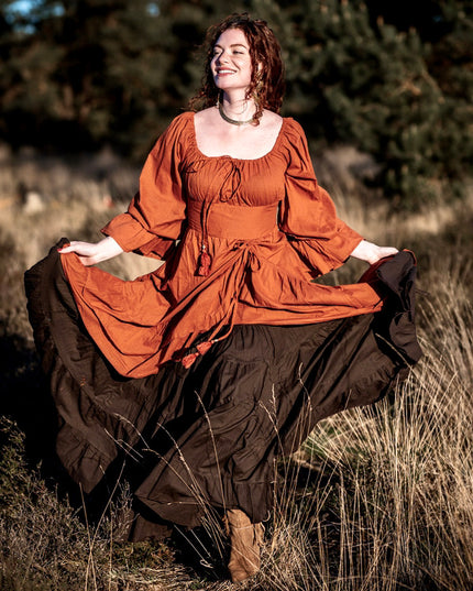 Midi Vaiana Dress Warm Oranje