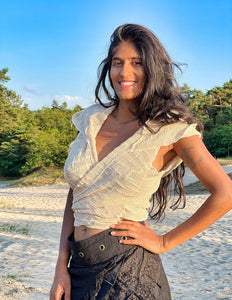 Rhea Boho Cardigan Off White