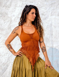 Boho Top Aphrodite Rust
