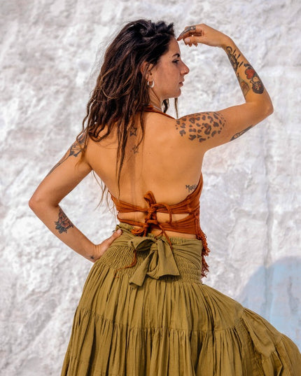 Boho Top Aphrodite Rust