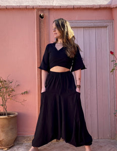 Harmonia Harem Pant Zwart