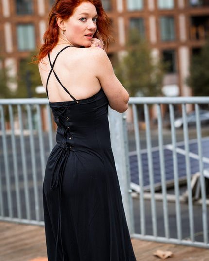 Vivien Strapless Dress Zwart