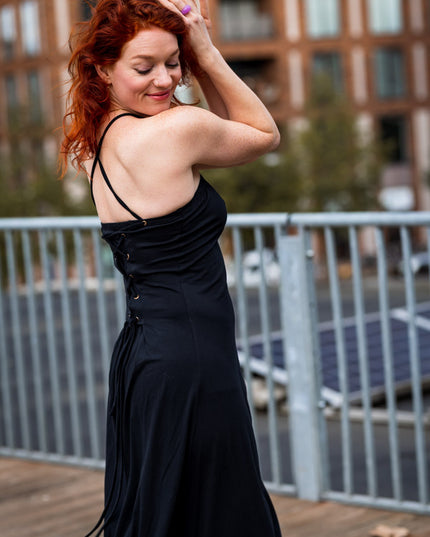 Vivien Strapless Dress Zwart