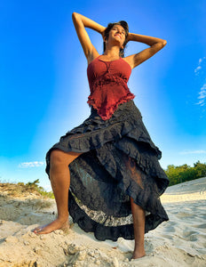 Boho Top Aphrodite Red