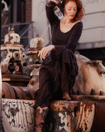 Morgana Boho Jurk Donkerbruin