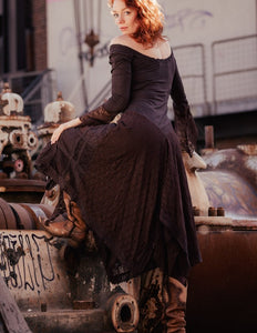 Morgana Boho Jurk Donkerbruin