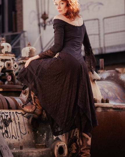 Morgana Boho Jurk Donkerbruin