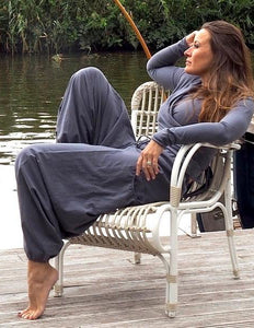 Harmonia Harem Pant Grey/Blue