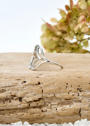 Flower Zilveren ring
