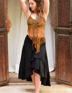 Ibiza Flamenco Skirt black
