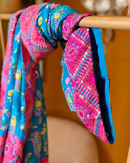 Vintage India sjaal (one of a kind) 78