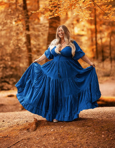 Tara Jurk Lang Blauw