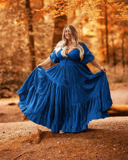 Tara Jurk Lang Blauw