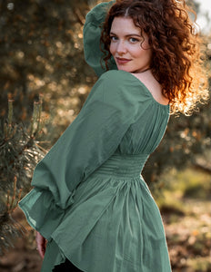 Vaiana Boho Bluse Grün