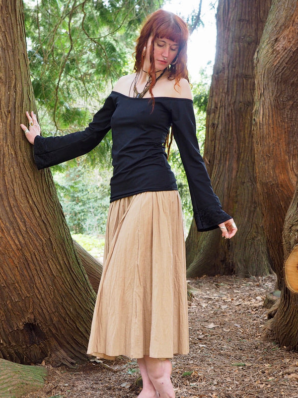 Devi Boho top Zwart