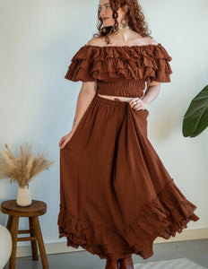 Real Gypsy Skirt Moss Green