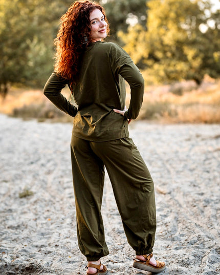 Flow Pant Groen