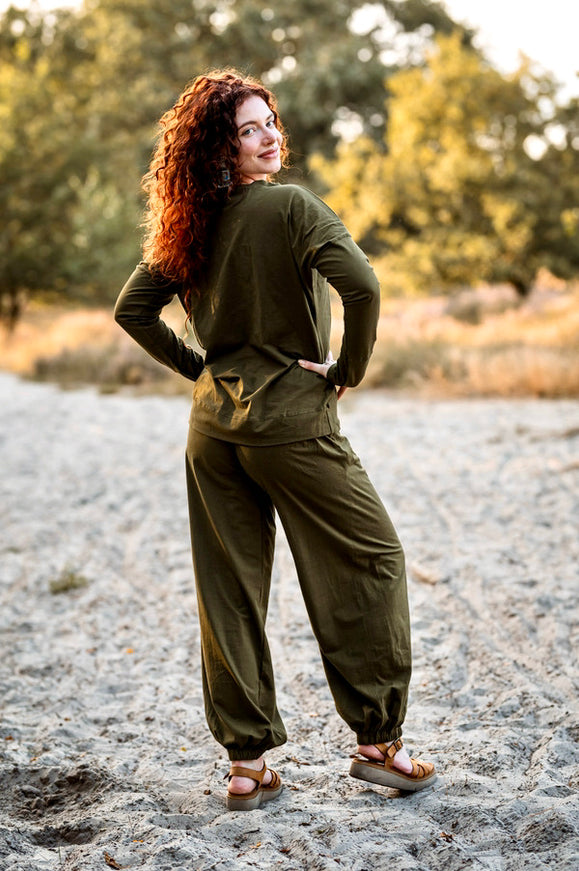 Flow Pant Groen