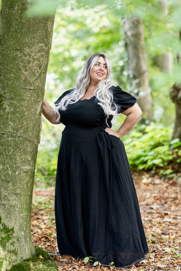 Zomer Berkana Jurk Zwart