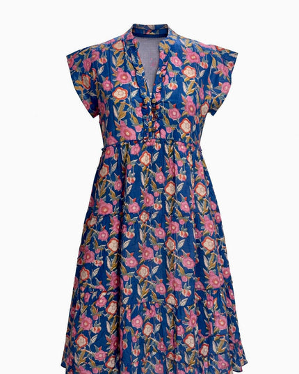 Amore midi jurk Blauw