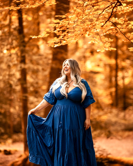 Tara Jurk Lang Blauw