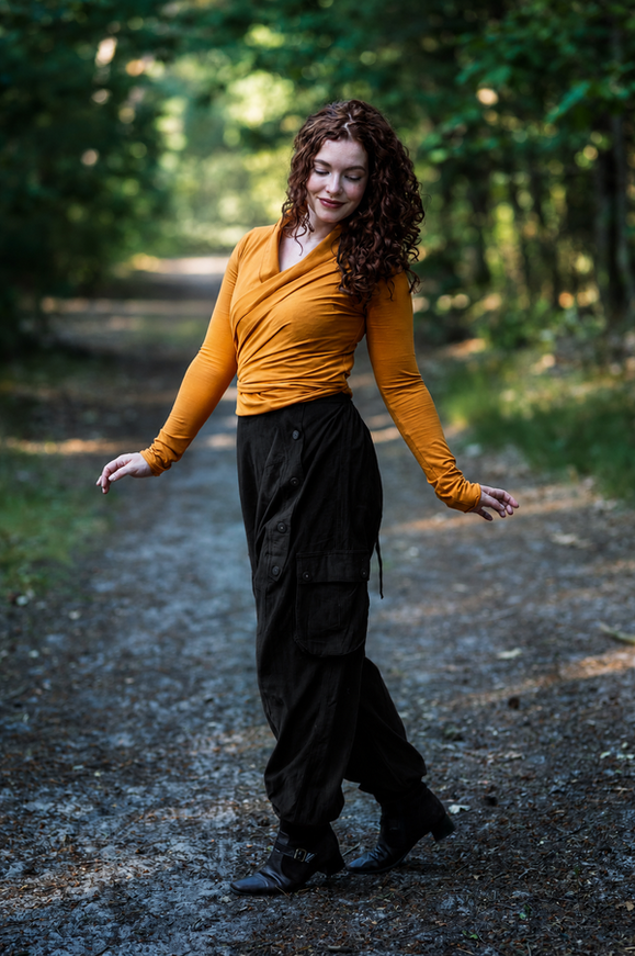 Harem broek Ribcord Zwart