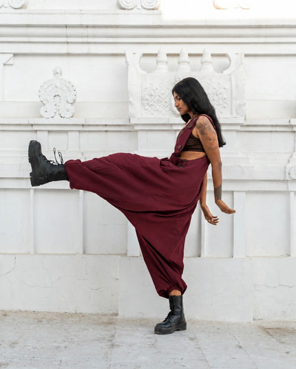 Nomad Freedom Jumpsuit Marroon rood