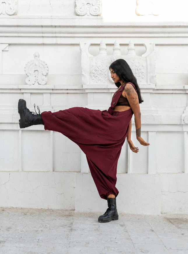 Nomad Freedom Jumpsuit Marroon rood