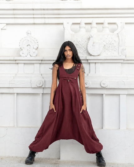 Nomad Freedom Jumpsuit Marroon rood