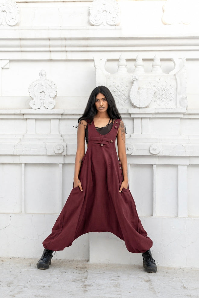 Nomad Freedom Jumpsuit Marroon rood