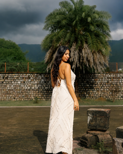 Ancient Whispers Summer Dress Dark Green