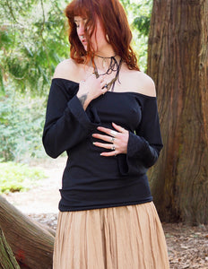 Devi Boho top Zwart