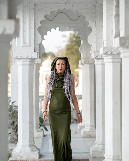 Nyx Hooded Dankini jurk Groen