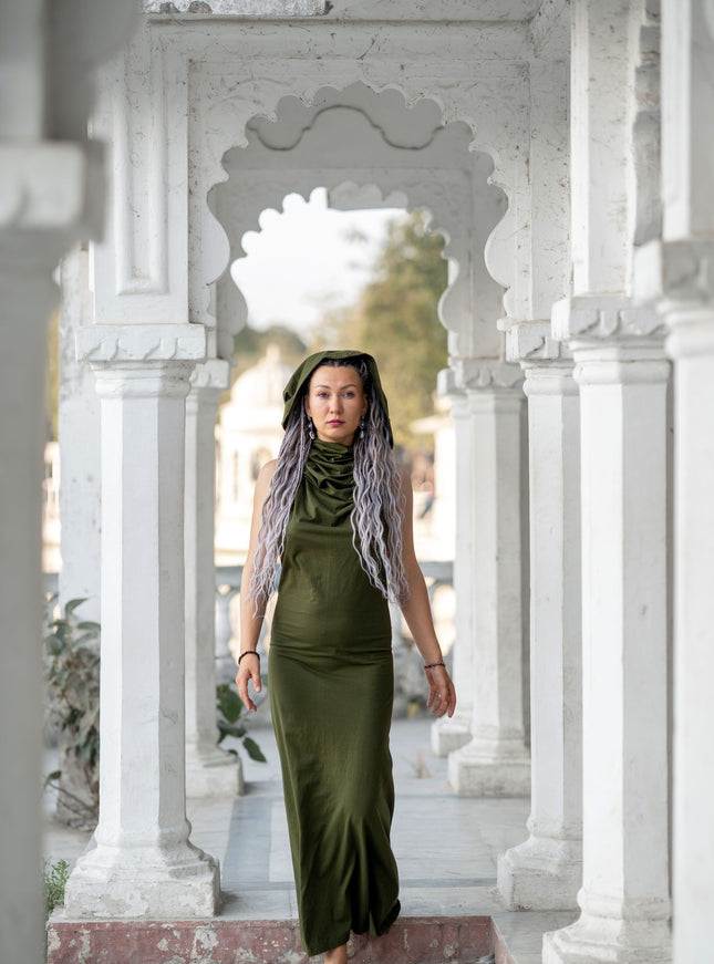 Nyx Hooded Dankini jurk Groen