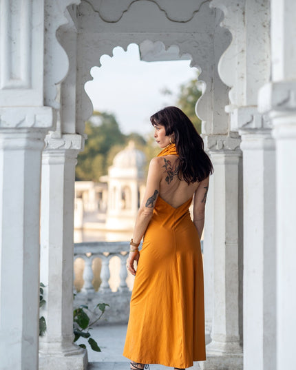 Nyx Hooded Dankini jurk Oker