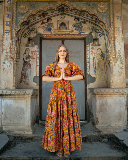 Vaiana Sommerkleid Sonnenblumengelb 