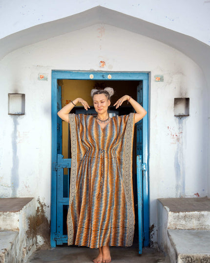 Kaftan lang Streep