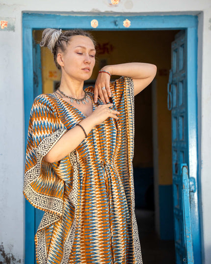 Kaftan lang Streep