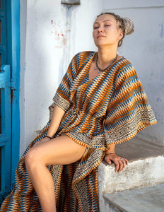 Kaftan lang Streep